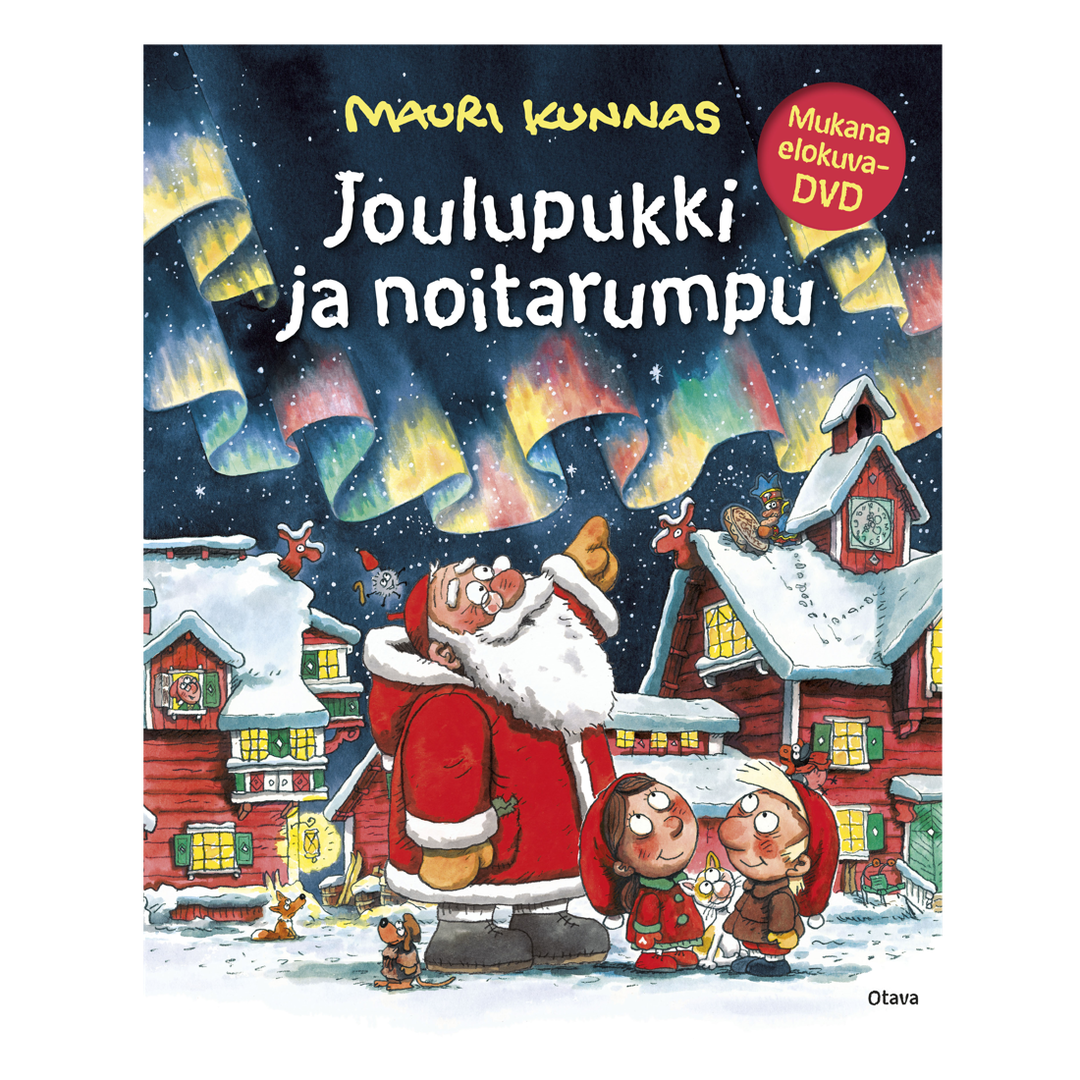 Joulupukki ja noitarumpu + DVD-elokuva - Herra Hakkaraisen talo